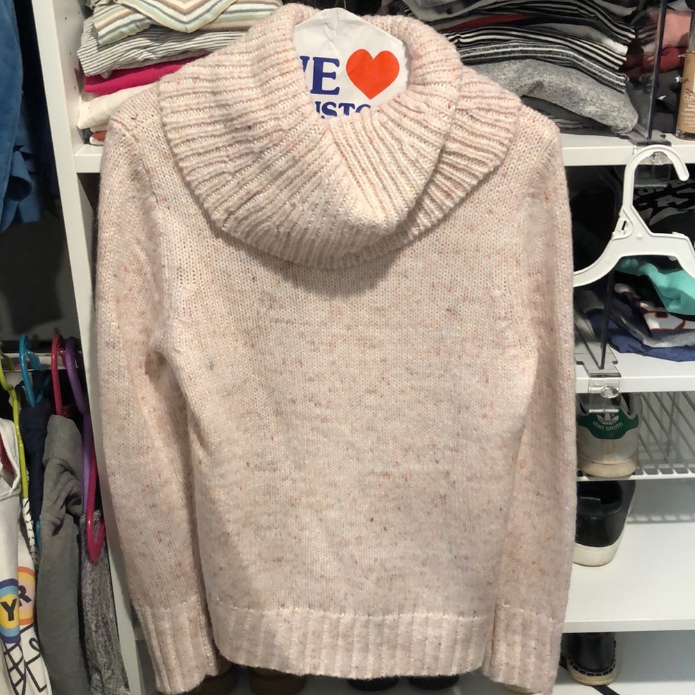 cowl neck sweater
